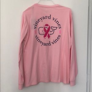 Vineyard Vines Breast Cancer Awareness LS Tee
